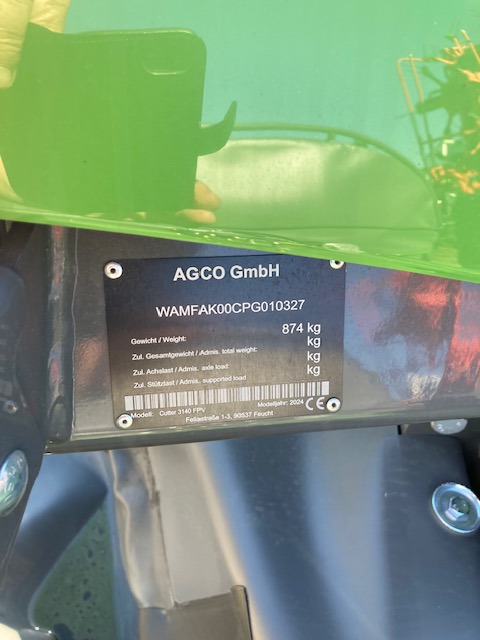 Fendt Cutter 3140 FPV - Šienapjovė: foto 2 Fendt Cutter 3140 FPV - Šienapjovė: foto 2