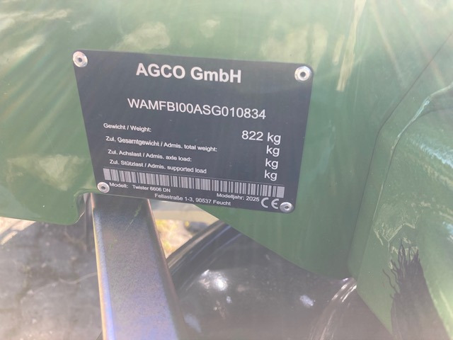 Fendt Twister 6606 DN - Šieno grėblys/ Vartytuvas: foto 2 Fendt Twister 6606 DN - Šieno grėblys/ Vartytuvas: foto 2