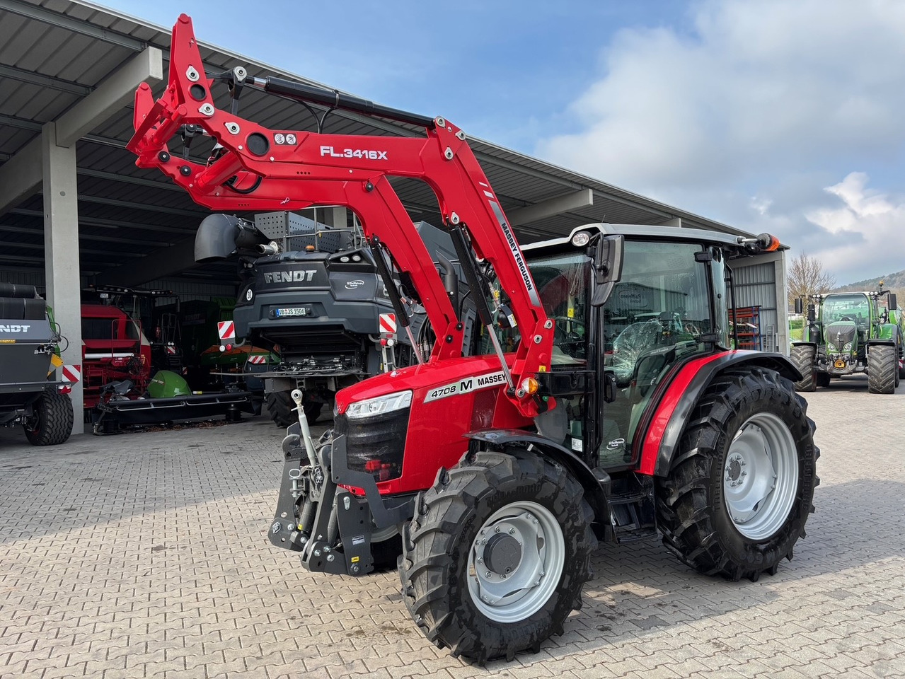 Massey Ferguson 4708 M Cab - Traktorius: foto 1 Massey Ferguson 4708 M Cab - Traktorius: foto 1
