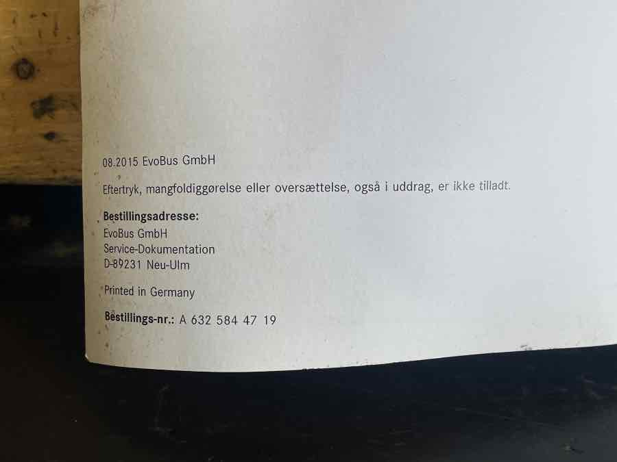 MERCEDES MANUEL BOOK A6325844719 - Kita technika: foto 2 MERCEDES MANUEL BOOK A6325844719 - Kita technika: foto 2