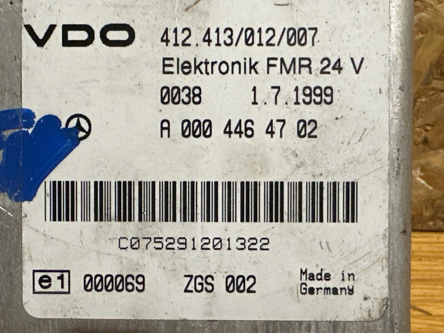 MERCEDES VDO EUC A0004464702 - Elektros sistema - Sunkvežimis: foto 2 MERCEDES VDO EUC A0004464702 - Elektros sistema - Sunkvežimis: foto 2