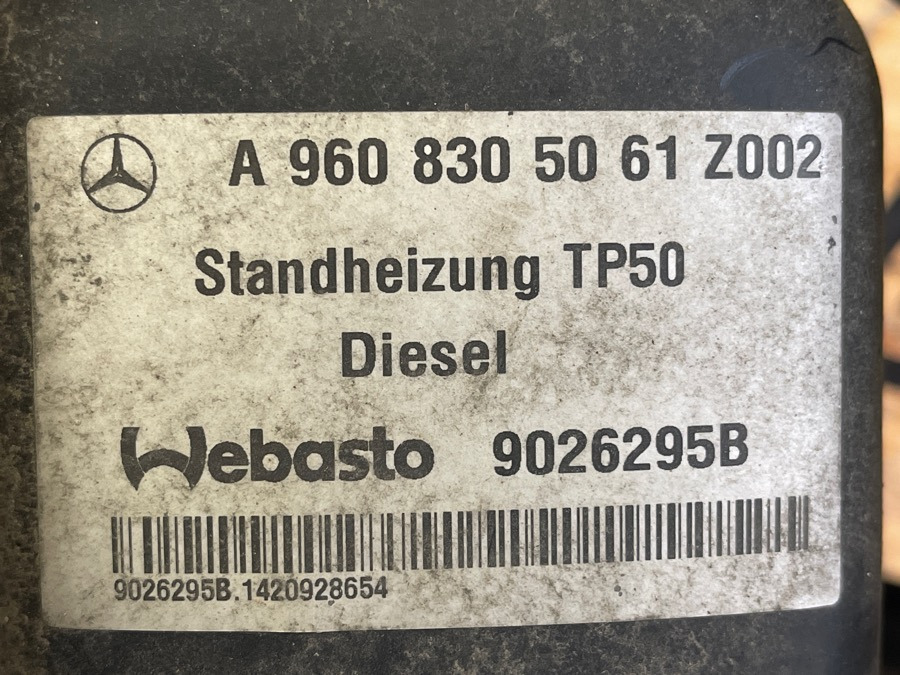 MERCEDES WATER HEATER A9608305061 - Kabina ir interjeras - Sunkvežimis: foto 3 MERCEDES WATER HEATER A9608305061 - Kabina ir interjeras - Sunkvežimis: foto 3