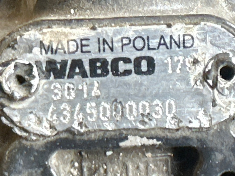 VALVE WABCO 4345000030 - Stabdžių vožtuvas - Sunkvežimis: foto 2 VALVE WABCO 4345000030 - Stabdžių vožtuvas - Sunkvežimis: foto 2