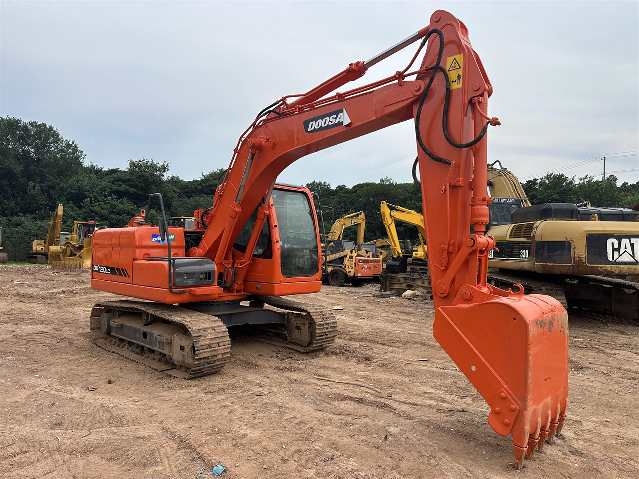 Doosan DX120 - Vikšrinis ekskavatorius: foto 5 Doosan DX120 - Vikšrinis ekskavatorius: foto 5