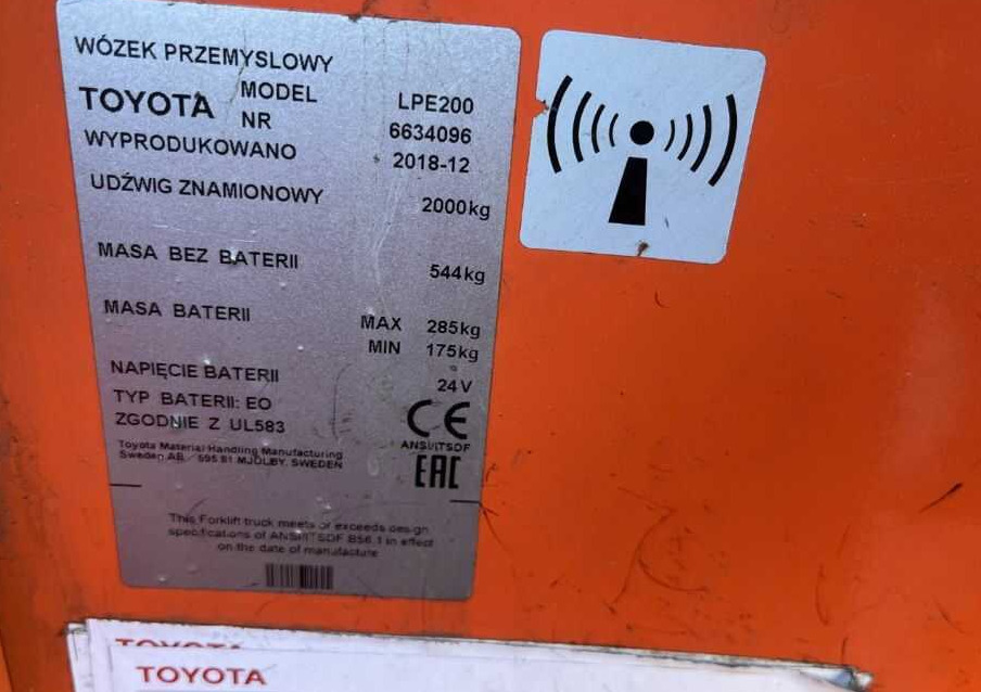 BT LPE200 - Padėklų krautuvas: foto 4 BT LPE200 - Padėklų krautuvas: foto 4