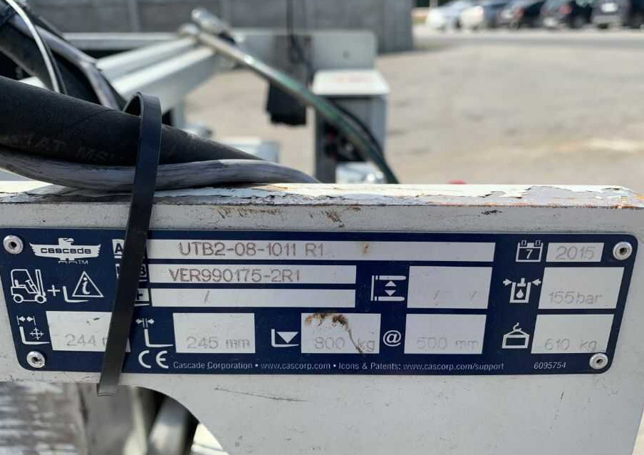 Cascade UTB2-08-1011 R1, Kartonklammer - Replės - Krovimo technika: foto 1 Cascade UTB2-08-1011 R1, Kartonklammer - Replės - Krovimo technika: foto 1