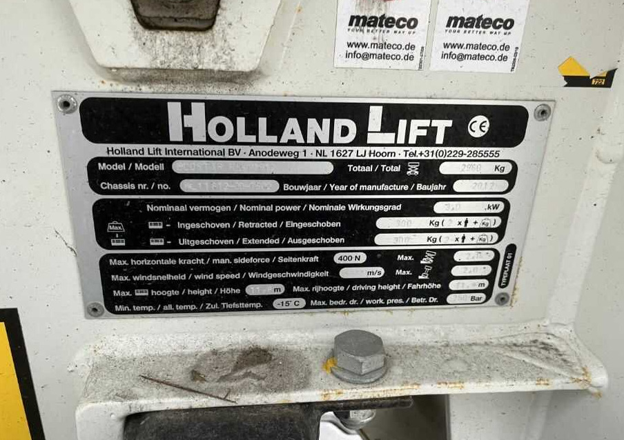 Holland-Lift ECOSTAR HL-11812 - Žirklinis keltuvas: foto 4 Holland-Lift ECOSTAR HL-11812 - Žirklinis keltuvas: foto 4