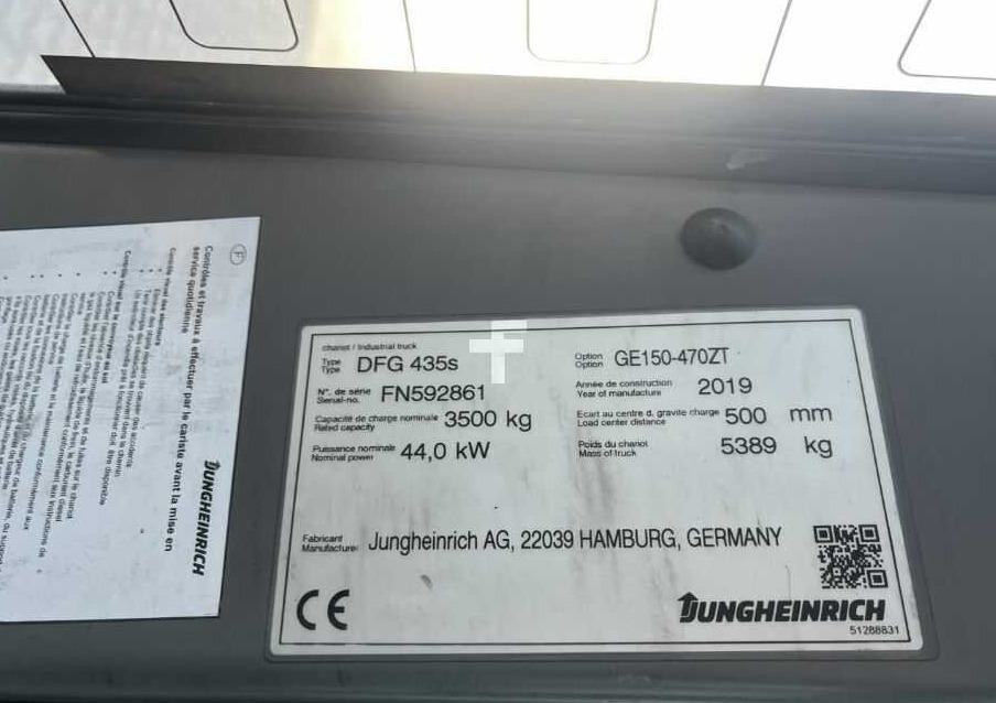 Jungheinrich DFG435s - Dyzelinis krautuvas: foto 4 Jungheinrich DFG435s - Dyzelinis krautuvas: foto 4