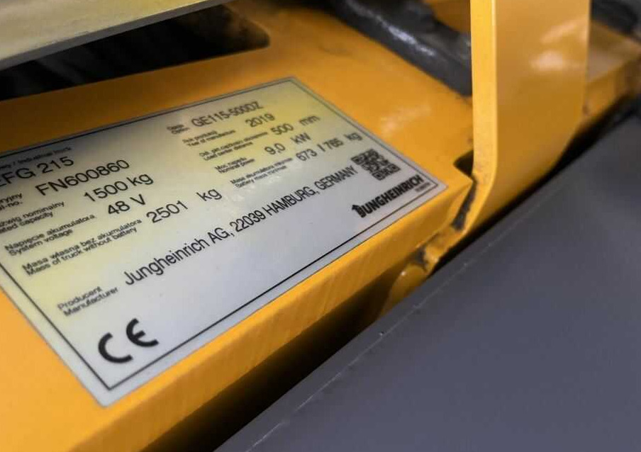 Jungheinrich EFG215 - Elektrinis krautuvas: foto 4 Jungheinrich EFG215 - Elektrinis krautuvas: foto 4