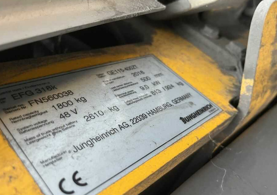 Jungheinrich EFG318k - Elektrinis krautuvas: foto 4 Jungheinrich EFG318k - Elektrinis krautuvas: foto 4