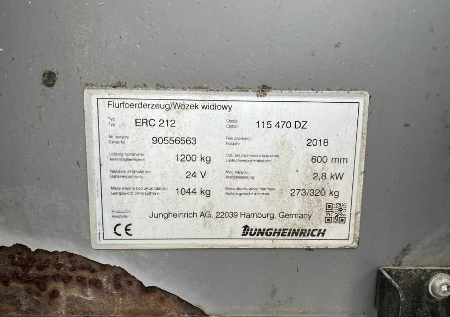 Jungheinrich ERC212 - Keltuvas: foto 4 Jungheinrich ERC212 - Keltuvas: foto 4