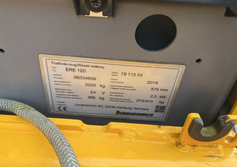 Jungheinrich ERE120 - Padėklų krautuvas: foto 4 Jungheinrich ERE120 - Padėklų krautuvas: foto 4