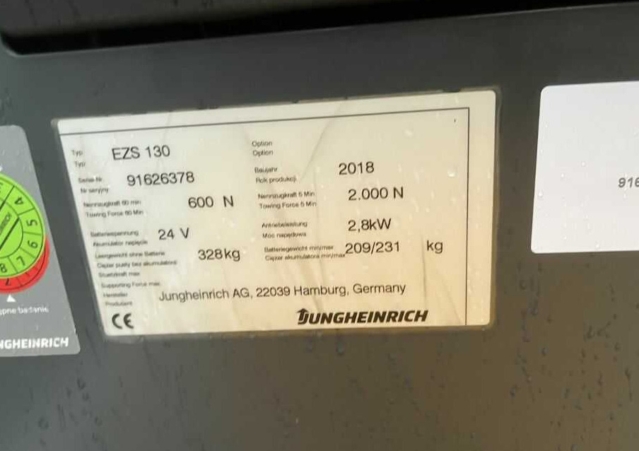 Jungheinrich EZS130 - Elektrinis vilkikas: foto 4 Jungheinrich EZS130 - Elektrinis vilkikas: foto 4
