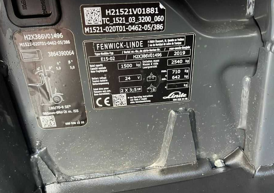 Linde E15-02 - Elektrinis krautuvas: foto 4 Linde E15-02 - Elektrinis krautuvas: foto 4