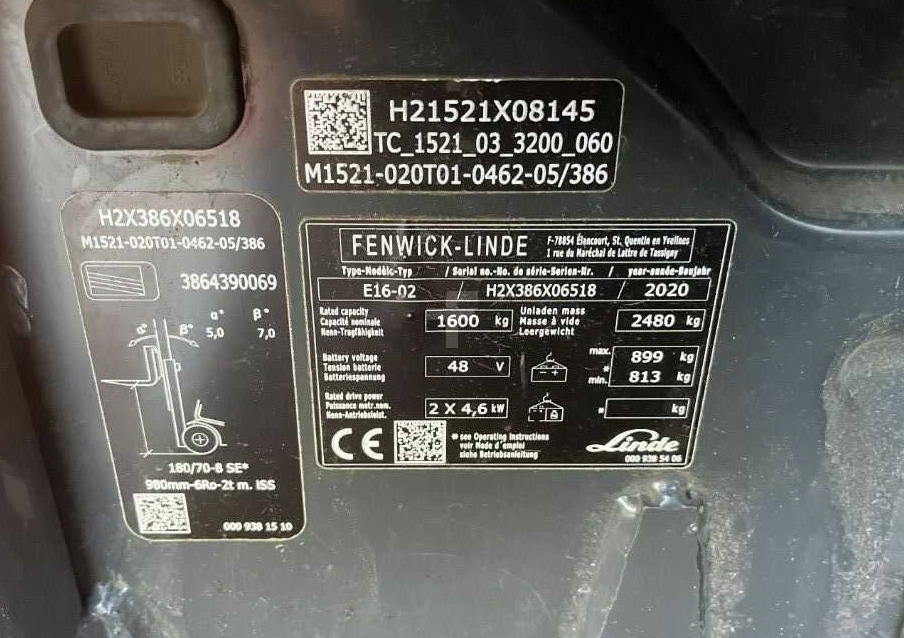 Linde E16-02 - Elektrinis krautuvas: foto 4 Linde E16-02 - Elektrinis krautuvas: foto 4