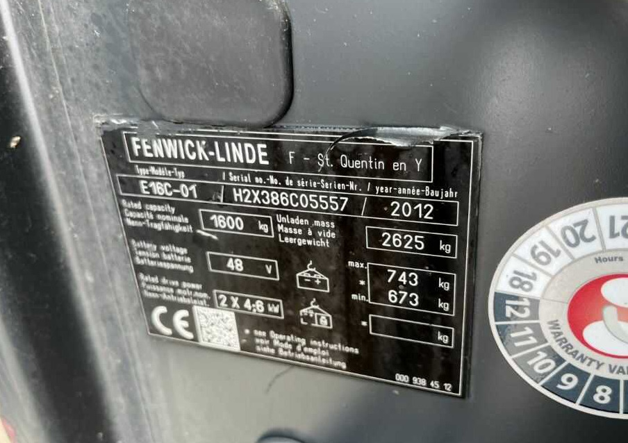 Linde E16C-01 - Elektrinis krautuvas: foto 4 Linde E16C-01 - Elektrinis krautuvas: foto 4