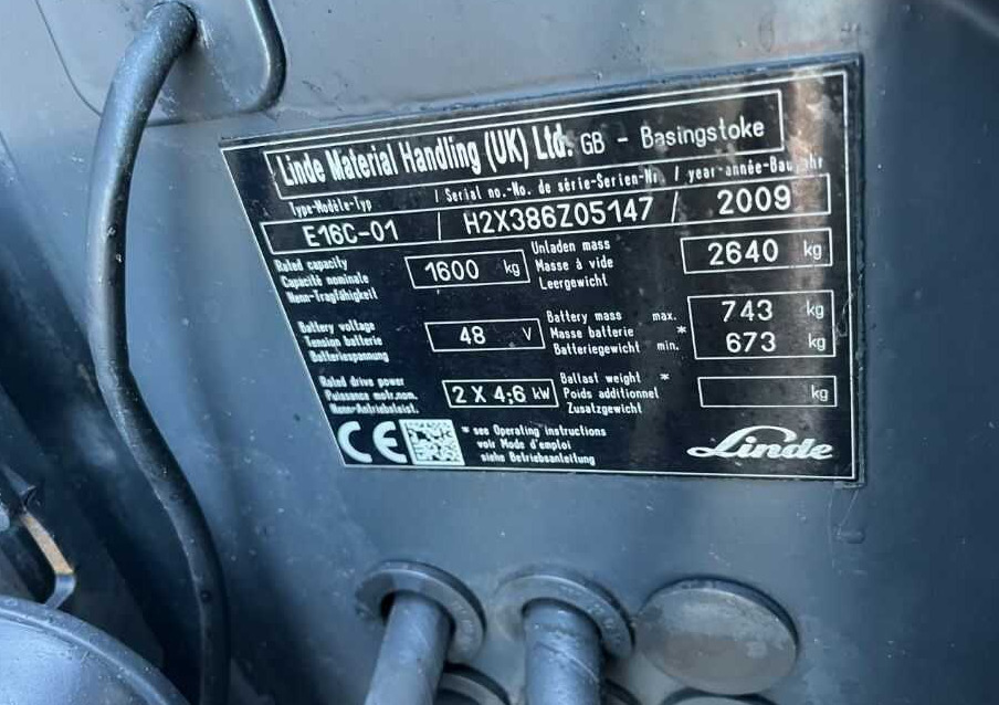 Linde E16C-01 - Elektrinis krautuvas: foto 4 Linde E16C-01 - Elektrinis krautuvas: foto 4