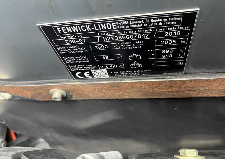 Linde E16C-02 - Elektrinis krautuvas: foto 4 Linde E16C-02 - Elektrinis krautuvas: foto 4