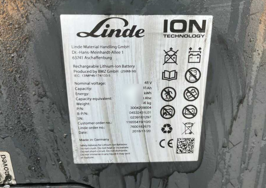 Elektrinis krautuvas Linde E16P-02: foto 9