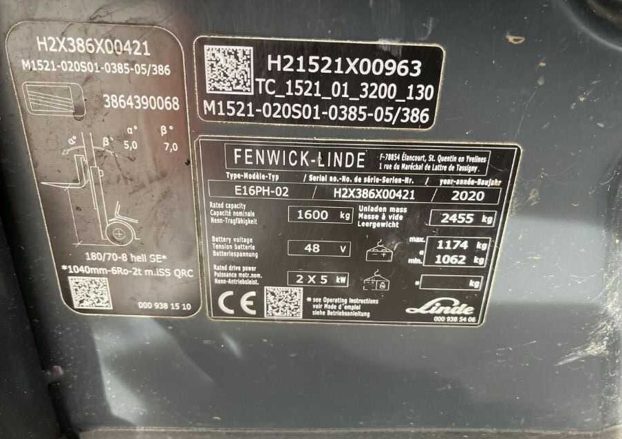 Linde E16PH-02 - Elektrinis krautuvas: foto 4 Linde E16PH-02 - Elektrinis krautuvas: foto 4