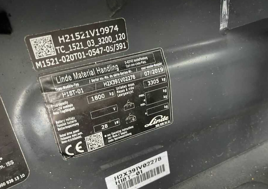 Linde H18T-01 - Dujinis krautuvas: foto 3 Linde H18T-01 - Dujinis krautuvas: foto 3