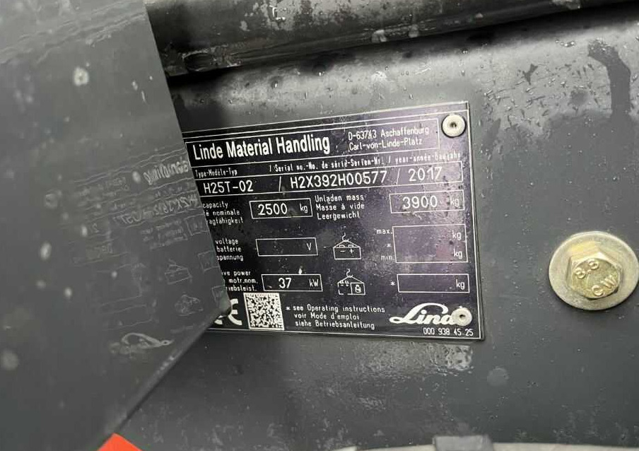 Linde H25T-02 - Dujinis krautuvas: foto 3 Linde H25T-02 - Dujinis krautuvas: foto 3