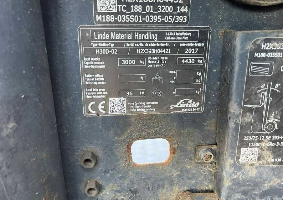 Linde H35D-02 - Dyzelinis krautuvas: foto 4 Linde H35D-02 - Dyzelinis krautuvas: foto 4