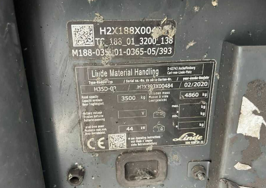 Linde H35D-02 - Dyzelinis krautuvas: foto 4 Linde H35D-02 - Dyzelinis krautuvas: foto 4