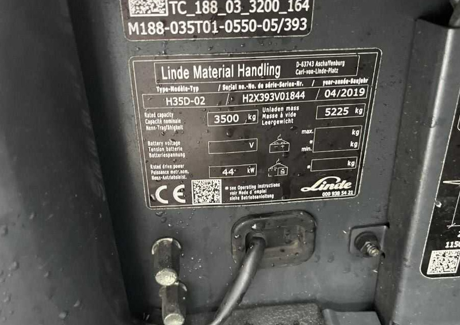 Linde H35D-02 - Dyzelinis krautuvas: foto 4 Linde H35D-02 - Dyzelinis krautuvas: foto 4
