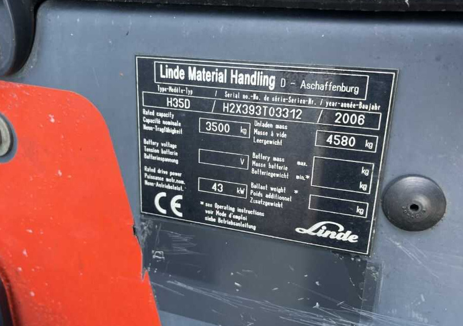 Linde H35D - Dyzelinis krautuvas: foto 4 Linde H35D - Dyzelinis krautuvas: foto 4