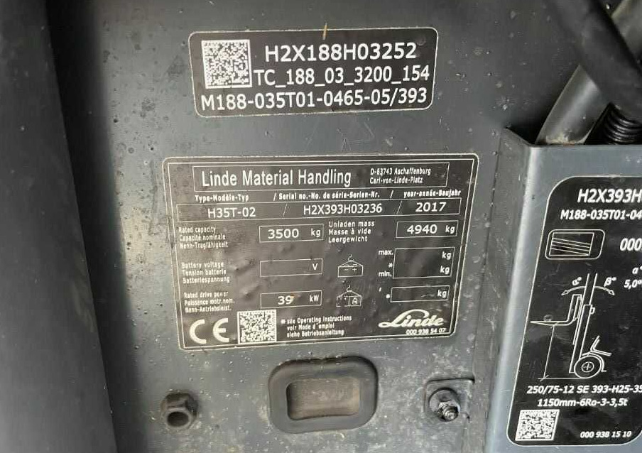 Linde H35T-02 - Dujinis krautuvas: foto 4 Linde H35T-02 - Dujinis krautuvas: foto 4