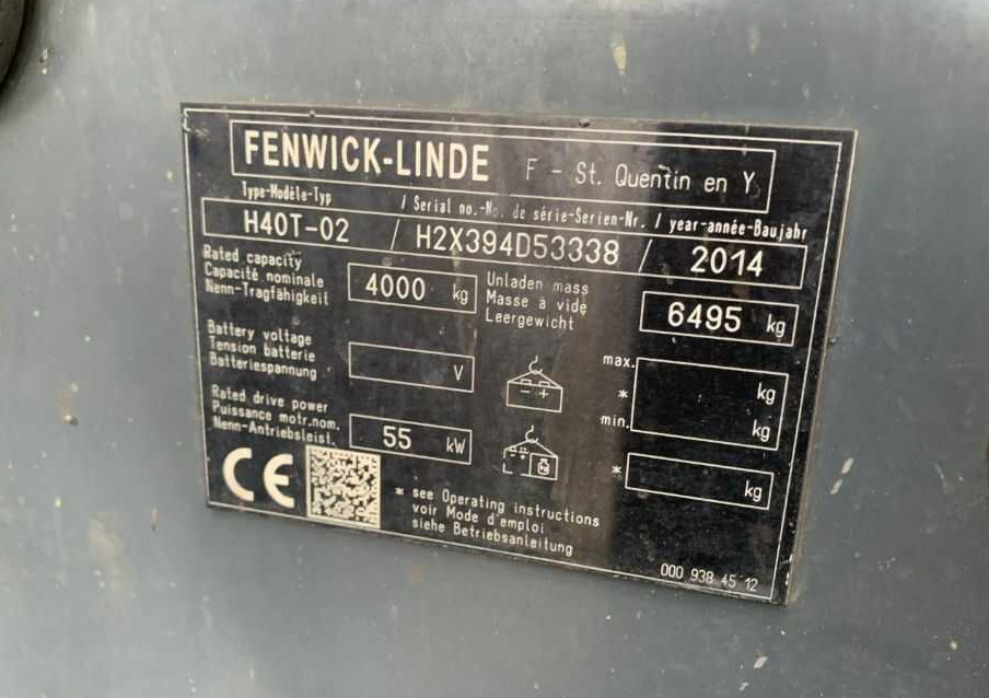 Linde H40T-02 - Dujinis krautuvas: foto 4 Linde H40T-02 - Dujinis krautuvas: foto 4