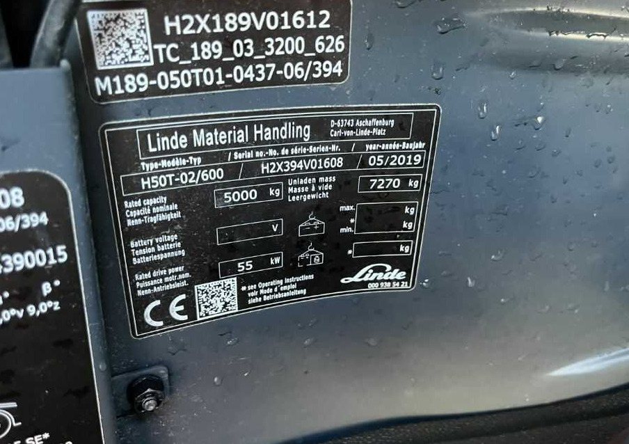Linde H50T-02/600 - Dujinis krautuvas: foto 4 Linde H50T-02/600 - Dujinis krautuvas: foto 4