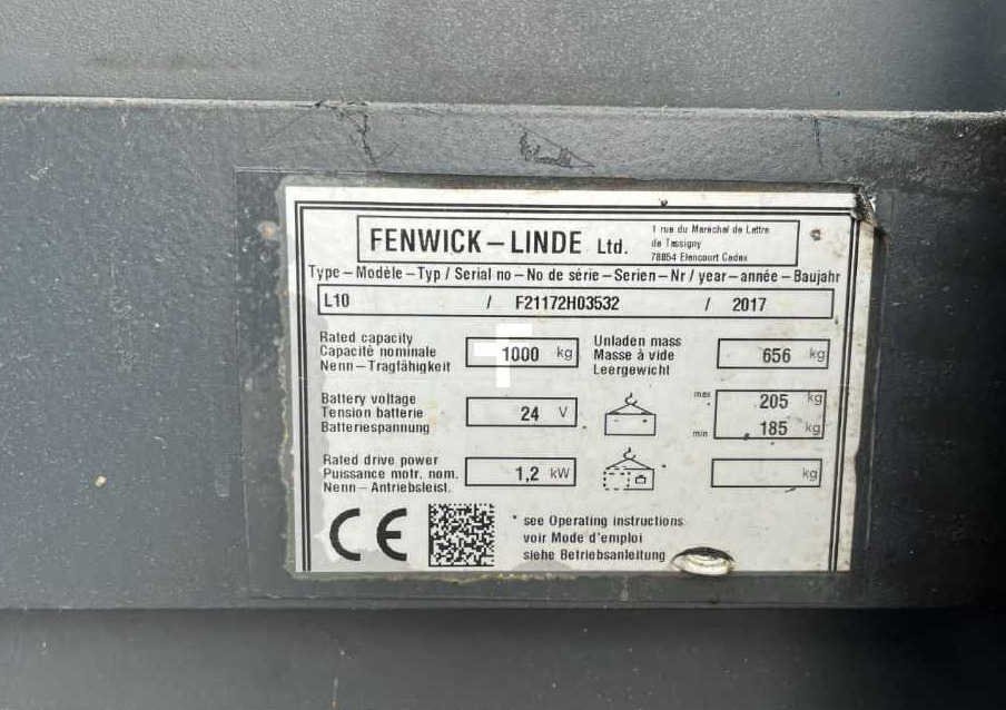 Linde L10 - Keltuvas: foto 4 Linde L10 - Keltuvas: foto 4