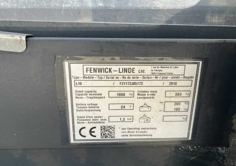 Linde L10 - Keltuvas: foto 4 Linde L10 - Keltuvas: foto 4