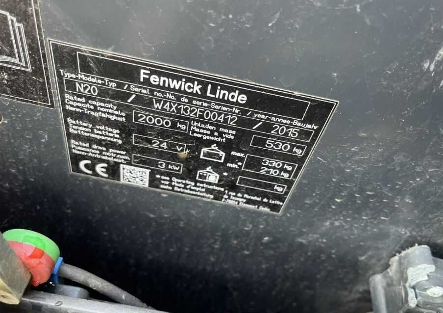 Linde N20 - Užsakytų prekių krautuvas: foto 4 Linde N20 - Užsakytų prekių krautuvas: foto 4