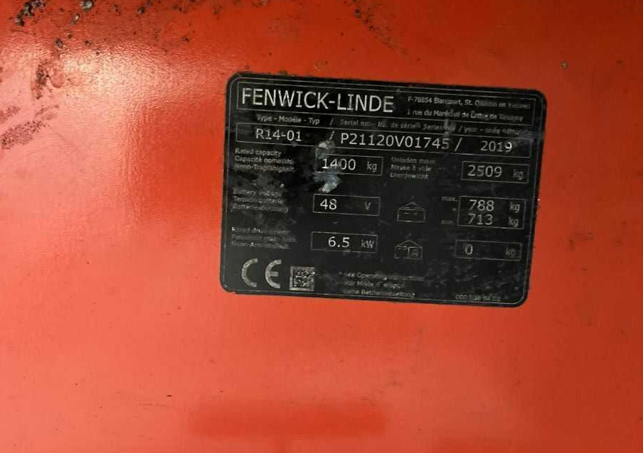 Linde R14-01 - Krautuvas su šakėmis: foto 4 Linde R14-01 - Krautuvas su šakėmis: foto 4