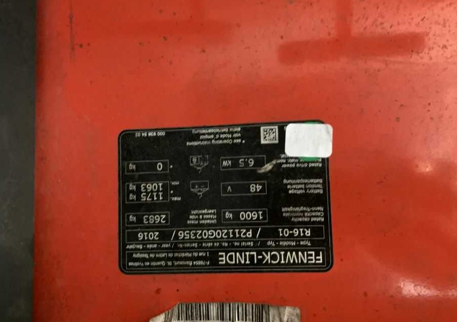 Linde R16-01 - Krautuvas su šakėmis: foto 4 Linde R16-01 - Krautuvas su šakėmis: foto 4