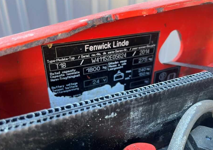 Linde T18 - Padėklų krautuvas: foto 5 Linde T18 - Padėklų krautuvas: foto 5