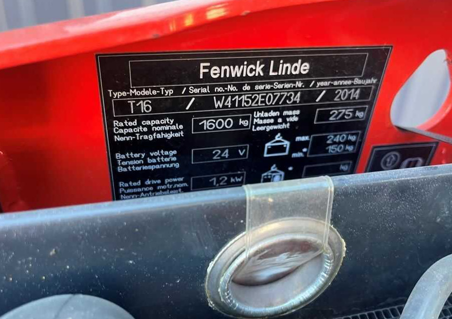 Linde T18 - Padėklų krautuvas: foto 5 Linde T18 - Padėklų krautuvas: foto 5