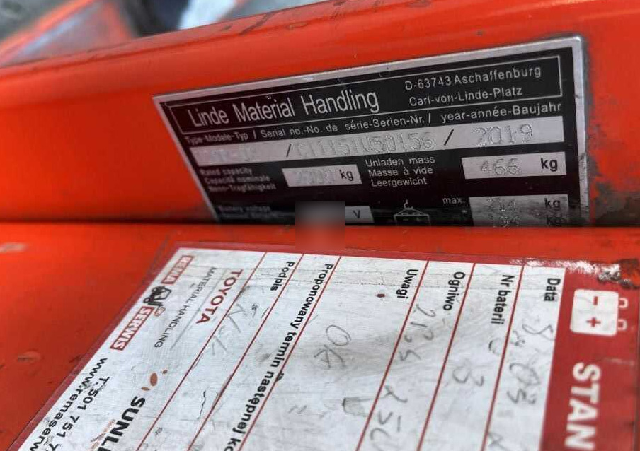 Linde T20P - Padėklų krautuvas: foto 4 Linde T20P - Padėklų krautuvas: foto 4