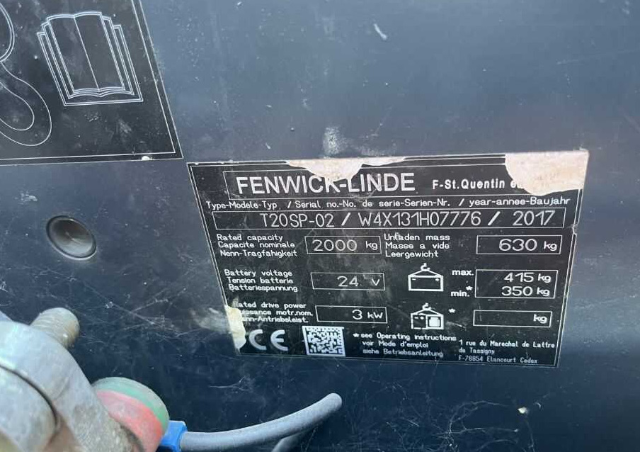 Linde T20SP-02 - Padėklų krautuvas: foto 4 Linde T20SP-02 - Padėklų krautuvas: foto 4