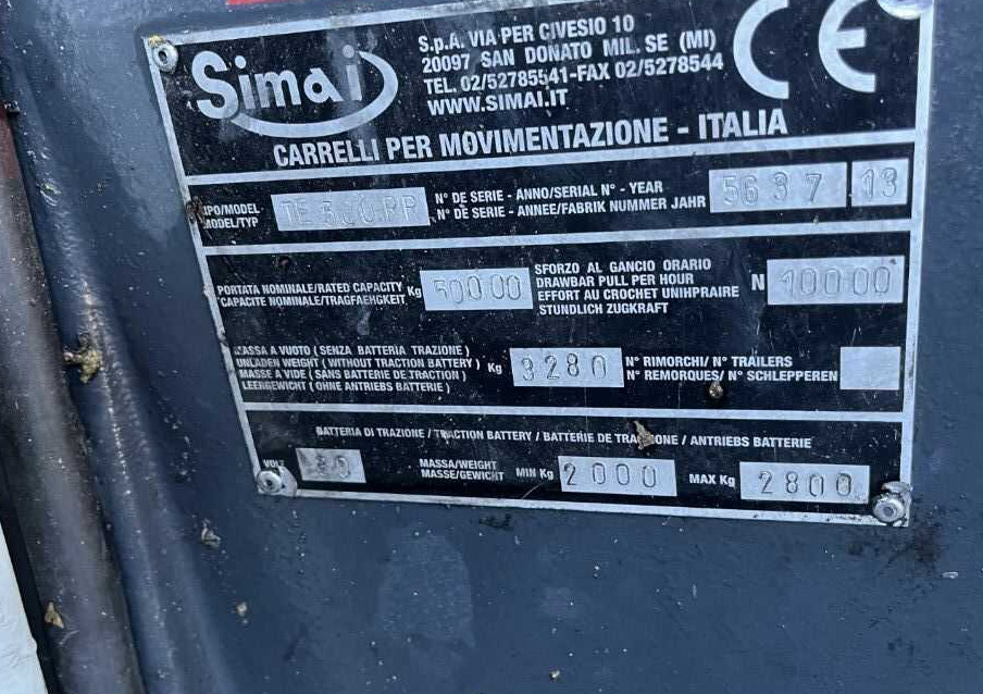 Simai TE500RR - Elektrinis vilkikas: foto 4 Simai TE500RR - Elektrinis vilkikas: foto 4