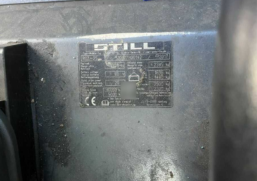 Still R07-25 - Elektrinis vilkikas: foto 4 Still R07-25 - Elektrinis vilkikas: foto 4