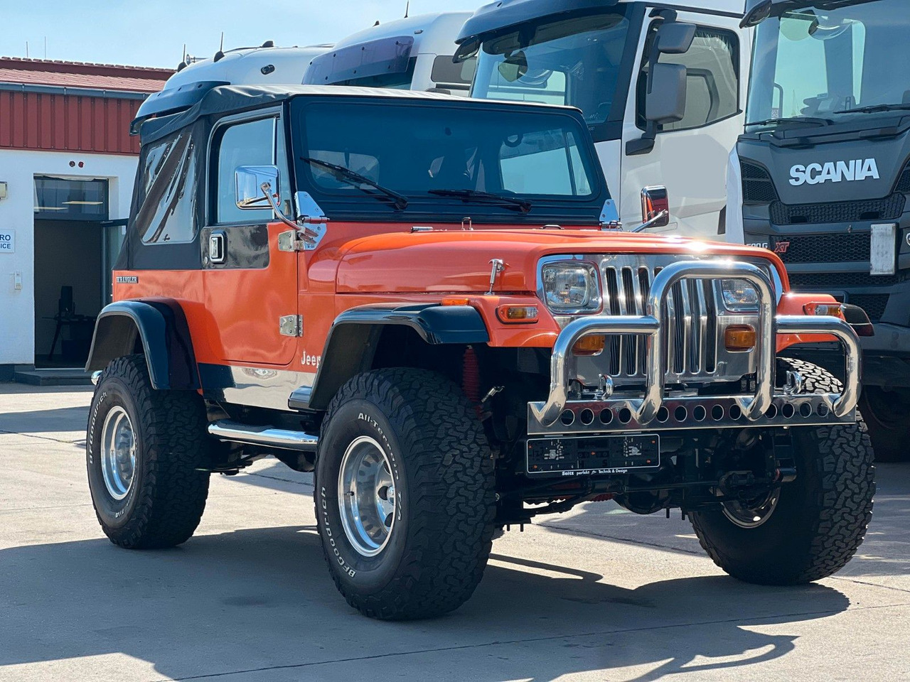 Jeep Wrangler * V8 UMBAU * OLDTIMER * TOP * - Visureigis: foto 3 Jeep Wrangler * V8 UMBAU * OLDTIMER * TOP * - Visureigis: foto 3
