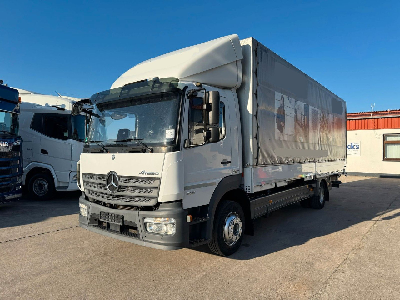 Mercedes-Benz Atego 1221 * PR.PL. * BORDWÄNDE * MOTORBREMSE * - Tentinis sunkvežimis: foto 5 Mercedes-Benz Atego 1221 * PR.PL. * BORDWÄNDE * MOTORBREMSE * - Tentinis sunkvežimis: foto 5