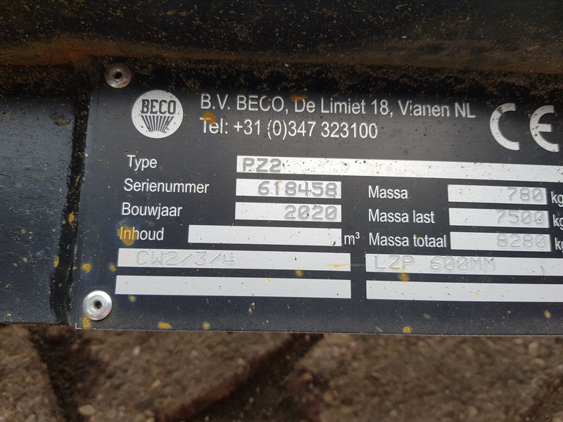 Beco PZ2 - Šakės - Krovimo technika: foto 3 Beco PZ2 - Šakės - Krovimo technika: foto 3