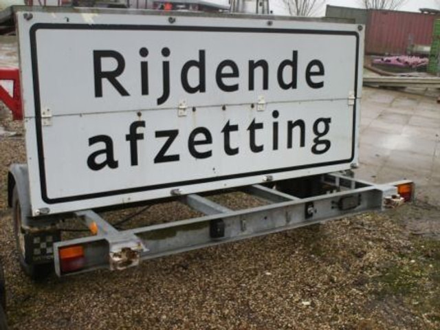 N2921 Verkeersgeleidingswagens - Platforminė/ Bortinė priekaba: foto 5 N2921 Verkeersgeleidingswagens - Platforminė/ Bortinė priekaba: foto 5