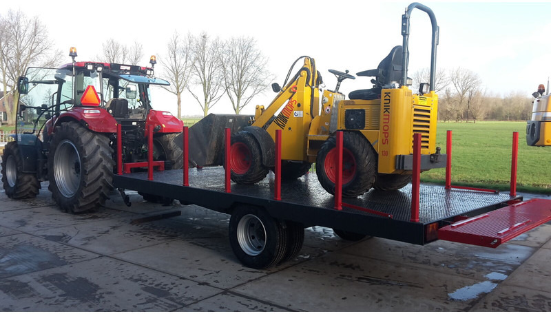 Oprijwagen 10 ton - Platforminė/ Bortinė priekaba: foto 1 Oprijwagen 10 ton - Platforminė/ Bortinė priekaba: foto 1
