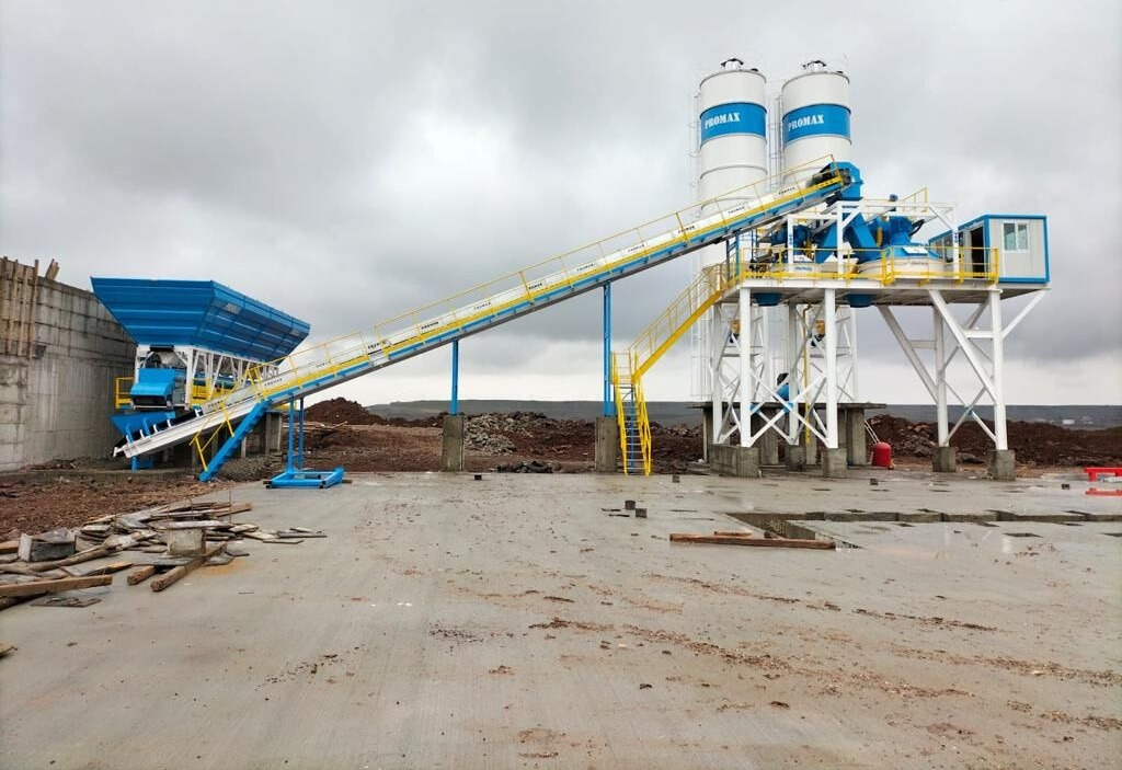 Promax Stationary Concrete Batching Plant with Double Planetary Mixer - Betono gamykla: foto 1 Promax Stationary Concrete Batching Plant with Double Planetary Mixer - Betono gamykla: foto 1